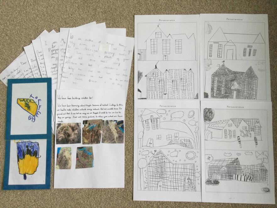 letters and pictures for Mitengo